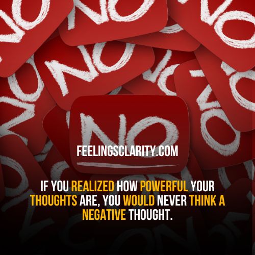 negative thoughts are more dominant